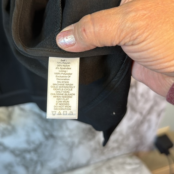 Vintage Susan Graver Classic Black blazer jacket 16 XL 1X oversized - Picture 10 of 11